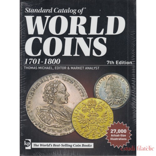 CATÁLOGO MONEDAS WORLD COINS 1701 - 1800 7ª Edición