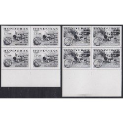 Upaep 1999 Honduras Variedad variety Pruebas proof Tren train Bl.4 Upaep 1999 Honduras Variedad variety Pruebas proof Tren train Bl.4
