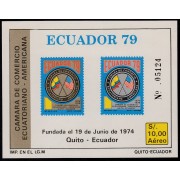 Ecuador Hojita block 43 1979 Cámara de comercio Ecuatoriano-Americana MNH