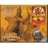 Perú Hojita block 40 2007 Animales prehistóricos fauna Fósiles Megatherium MNH