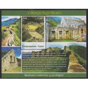 Perú Hojita block 49 2008 Choquequirao Cusco Santuario Histórico  MNH