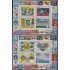 Uruguay Hojitas Michel 31/32 1975 20 Años primera estampilla uruguaya MNH