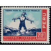 Perú 503 1969 Tierra para el que la trabaja MNH