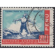 Perú 503 1969 Tierra para el que la trabaja Usado