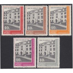 Perú 513/17 1970 Ministerio de transporte y comunicaciones MNH Perú 513/17 1970 Ministerio de transporte y comunicaciones MNH