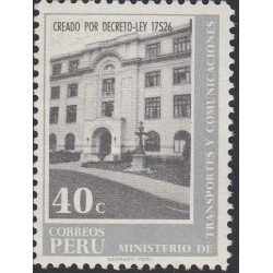 Perú 513 1970 Ministerio de transporte y comunicaciones MNH Perú 513 1970 Ministerio de transporte y comunicaciones MNH