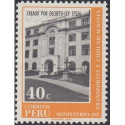 Perú 514 1970 Ministerio de transporte y comunicaciones MH Perú 514 1970 Ministerio de transporte y comunicaciones MH