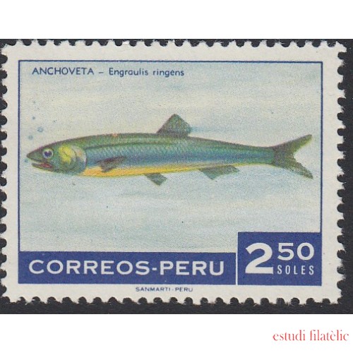 Perú 518 1970 Pez fish  Anchoveta MH