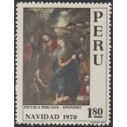 Perú 527 1970 Escuela Peruana Navidad MH