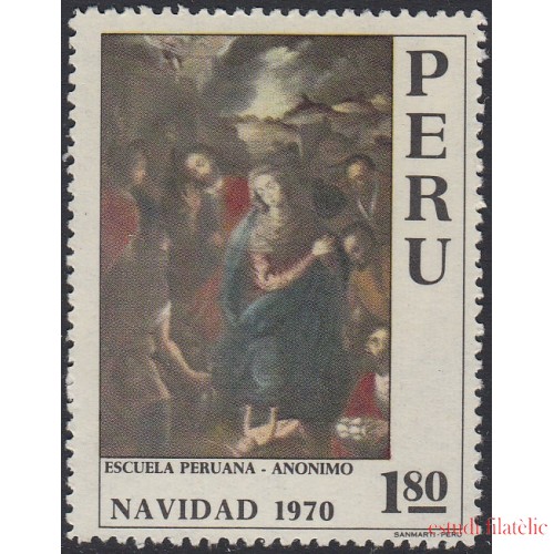 Perú 527 1970 Escuela Peruana Navidad MH