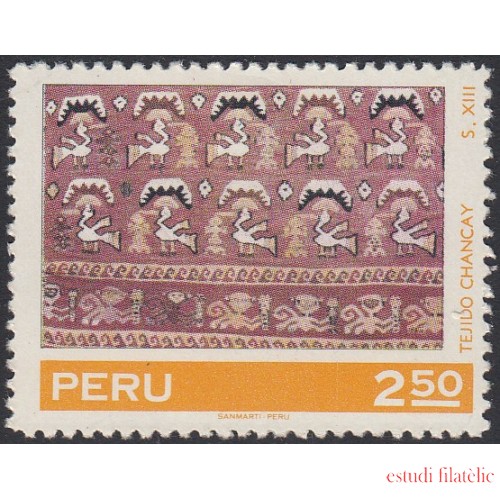 Perú 529 1971 Tejido Chancay S. XIII MH