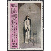 Perú 530 1971 Canonización de Sta Rosa de Lima Patrona del Perú MH