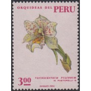 Perú 542 1971 Orquídeas del Perú trichocentrum pulchrum MNH