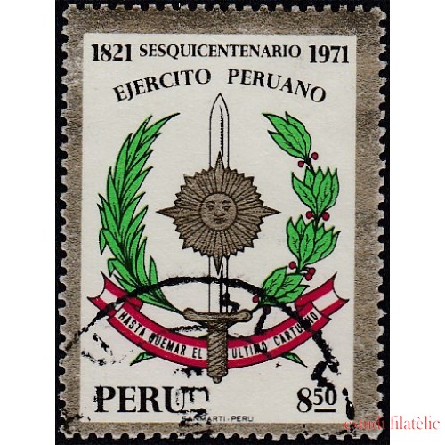 Perú 548 1971 Sesquicentenario Ejército Peruano Usado