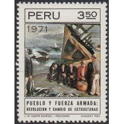 Perú 557 1972 Pueblo y Fuerza Armada MH