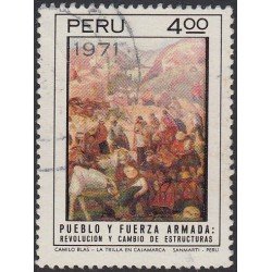 Perú 558 1972 Pueblo y Fuerza Armada Usado Perú 558 1972 Pueblo y Fuerza Armada Usado