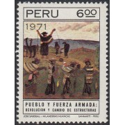 Perú 559 1972 Pueblo y Fuerza Armada MH
