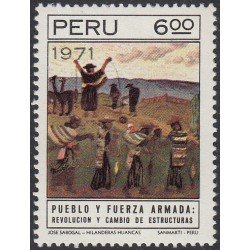 Perú 559 1972 Pueblo y Fuerza Armada MH Perú 559 1972 Pueblo y Fuerza Armada MH