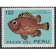 Perú 560 1972 Peces del Perú Semáforo MH