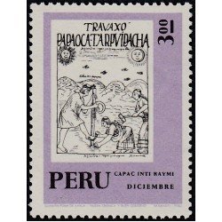 Perú 573 1972 Capac Inti Raymi MH Perú 573 1972 Capac Inti Raymi MH