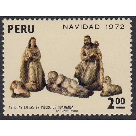 Perú 575 1972 Antiguas Tallas en piedra Huamanga MNH Perú 575 1972 Antiguas Tallas en piedra Huamanga MNH