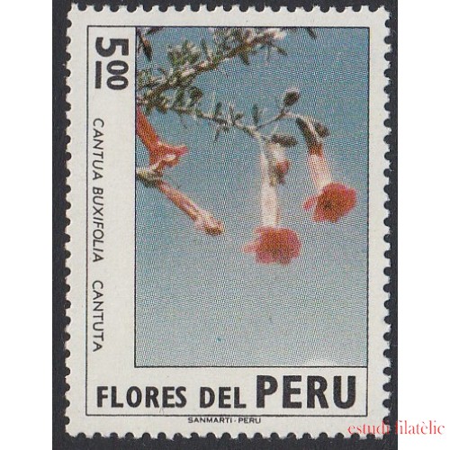 Perú 584 1972 Flores Cantua Buxifolia Cantuta MNH