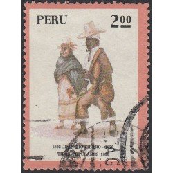 Perú 592 1973 Tipos populares Pancho Fierro Usado Perú 592 1973 Tipos populares Pancho Fierro Usado