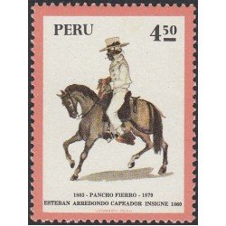 Perú 595 1973 Esteban Arredondo Capeador Pancho Fierro MH Perú 595 1973 Esteban Arredondo Capeador Pancho Fierro MH