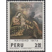 Perú 597 1973 Navidad Escuela Cuzqueña MH