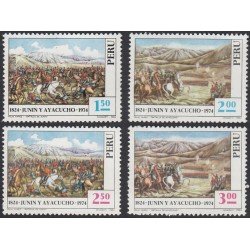 Perú 603/06 1974 Junin y Ayacucho MNH