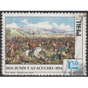 Perú 603 1974 Batalla de Junin Usado