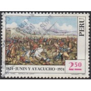 Perú 605 1974 150 Aniversario de las batallas de Junin y Ayacucho Usado