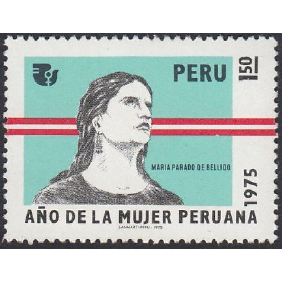 Perú 611 1975 María Parado de Bellido MH