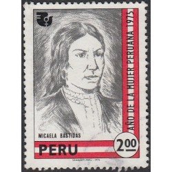 Perú 612 1975 Micaela Bastidas Usado Perú 612 1975 Micaela Bastidas Usado