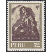 Perú 618 1976 San Francisco de Asís MNH