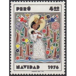 Perú 619 1976 Navidad cristhmas MH Perú 619 1976 Navidad cristhmas MH