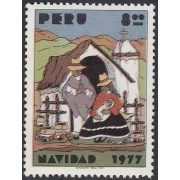 Perú 627 1977 Navidad Christmas MNH