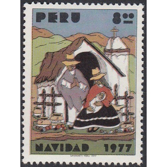Perú 627 1977 Navidad Christmas MH Perú 627 1977 Navidad Christmas MH