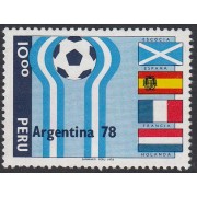 Perú 632 1978 Copa del mundo de fútbol 1978 SG 
