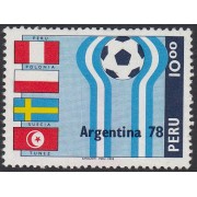 Perú 633A 1978 Copa del mundo de fútbol 1978 SG 