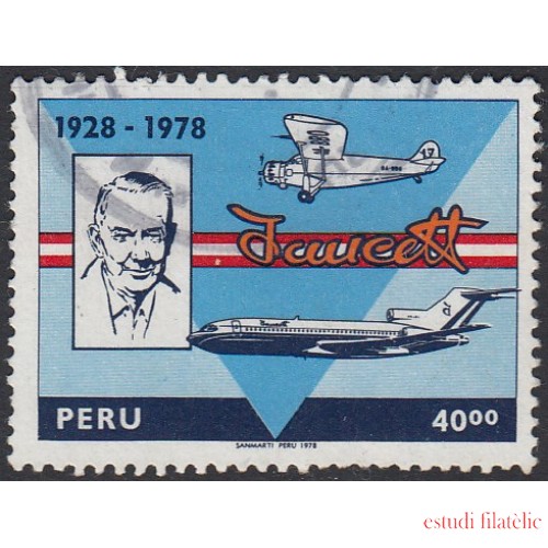 Perú 634 1978 50 Aniversario de la Aviación Faucett Usado 