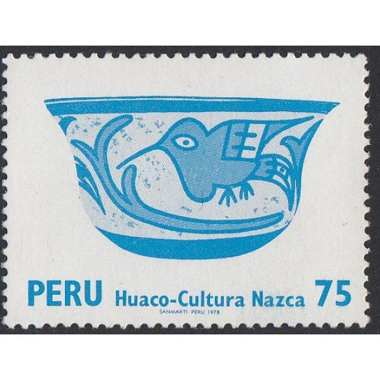 Perú 643 1978 Huaco Cultura Nazca MH Perú 643 1978 Huaco Cultura Nazca MH