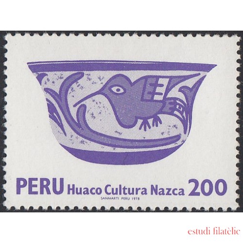 Perú 645 1978 Huaco Cultura Nazca MNH