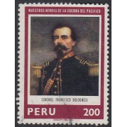 Perú 659 1979 Héroes de la Guerra del Pacífico  Bolognesi Usado