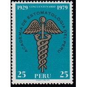 Perú 670 1979 Academia de estomatología del Perú medicina MNH Perú 670 1979 Academia de estomatología del Perú medicina MNH
