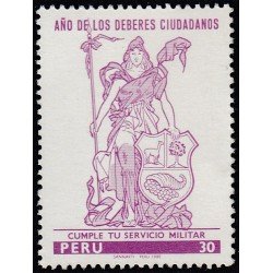 Perú 681 1980 Año de los deberes ciudadanos MNH Perú 681 1980 Año de los deberes ciudadanos MNH