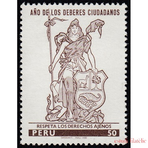 Perú 684 1980 Año de los deberes ciudadanos MNH 