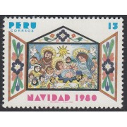 Perú 690 1980 Navidad cristhmas MNH