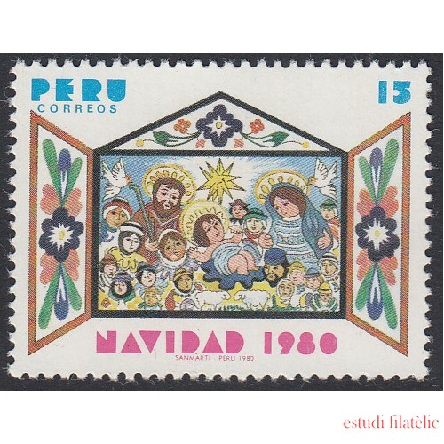 Perú 690 1980 Navidad cristhmas MNH