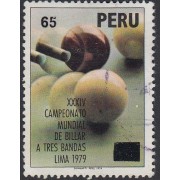 Perú 691D 1980 XXXIV Campeonato mundial de billar a tres bandas Lima MH